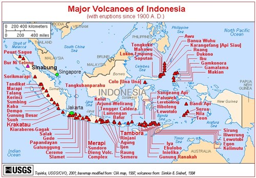 Sinabung Map